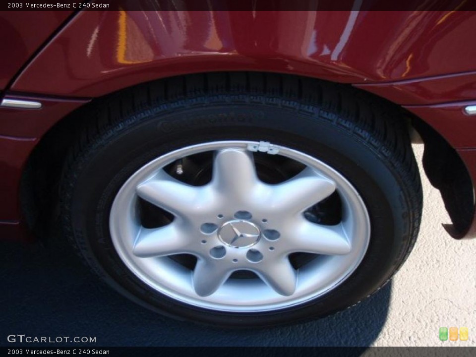 2003 Mercedes-Benz C 240 Sedan Wheel and Tire Photo #39588629