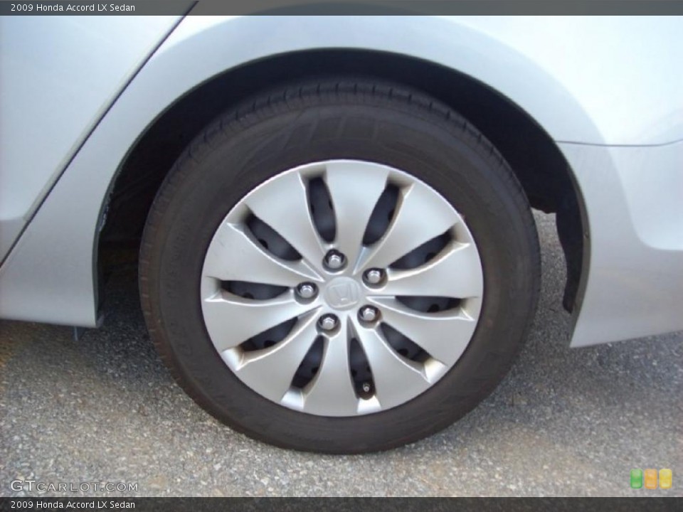 2009 Honda Accord LX Sedan Wheel and Tire Photo #39591801