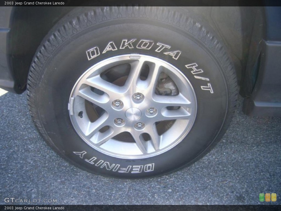 2003 Jeep Grand Cherokee Laredo Wheel and Tire Photo #39592954
