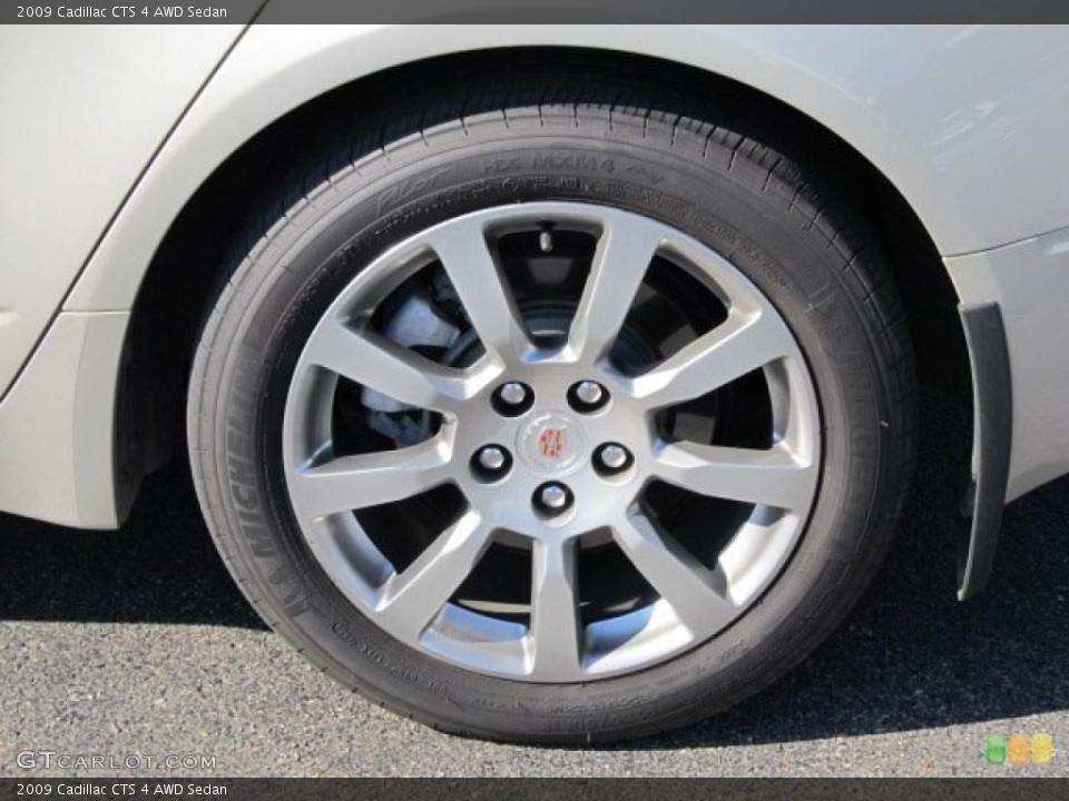 2009 Cadillac CTS 4 AWD Sedan Wheel and Tire Photo #39595235