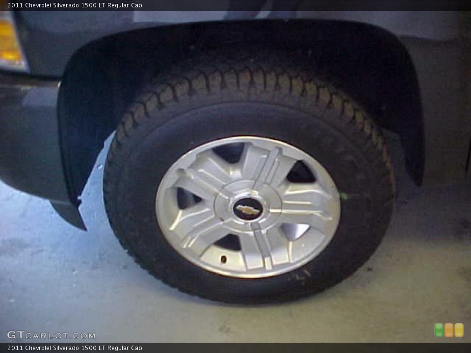 2011 Chevrolet Silverado 1500 LT Regular Cab Wheel and Tire Photo #39595399