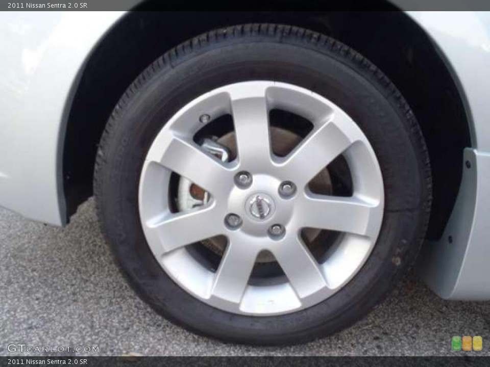 2011 Nissan Sentra 2.0 SR Wheel and Tire Photo #39599569