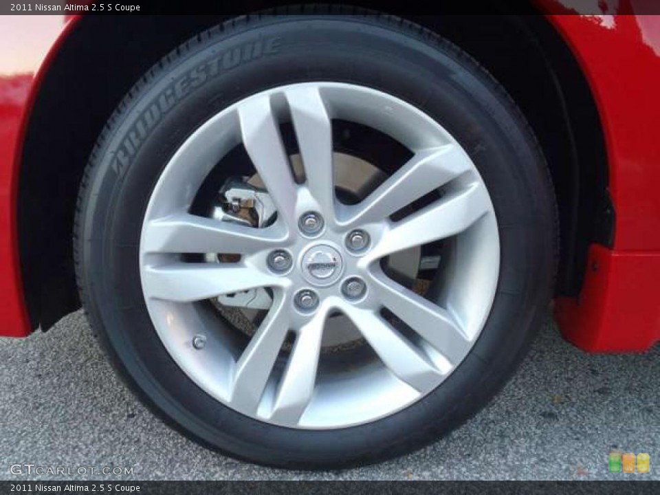 2011 Nissan Altima 2.5 S Coupe Wheel and Tire Photo #39599753