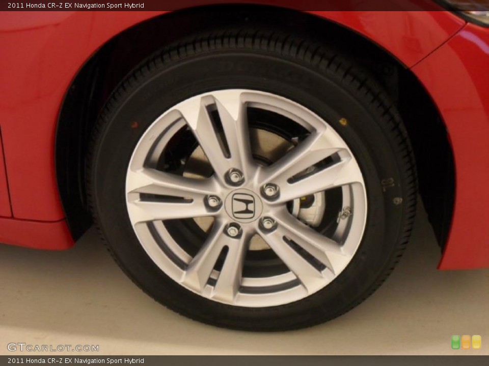 2011 Honda CR-Z EX Navigation Sport Hybrid Wheel and Tire Photo #39607513