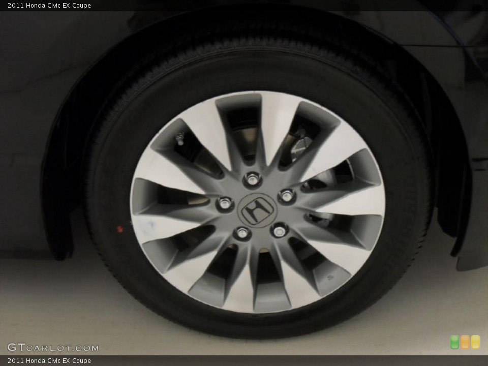 2011 Honda Civic EX Coupe Wheel and Tire Photo #39607957