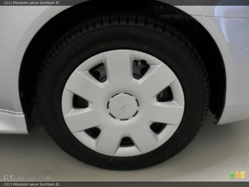 2011 Mitsubishi Lancer Sportback ES Wheel and Tire Photo #39608891