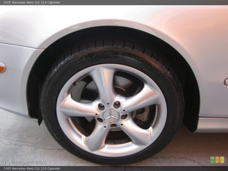 2005 Mercedes-Benz CLK 320 Cabriolet Wheel and Tire Photo #39613285