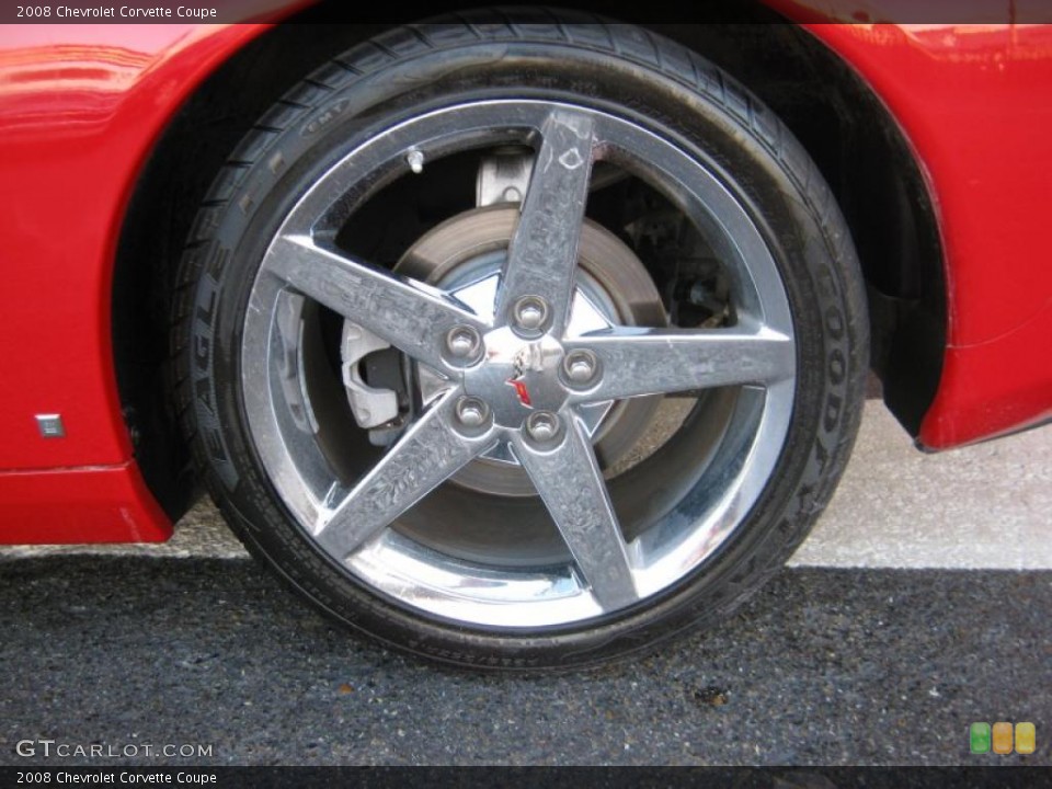 2008 Chevrolet Corvette Coupe Wheel and Tire Photo #39621778