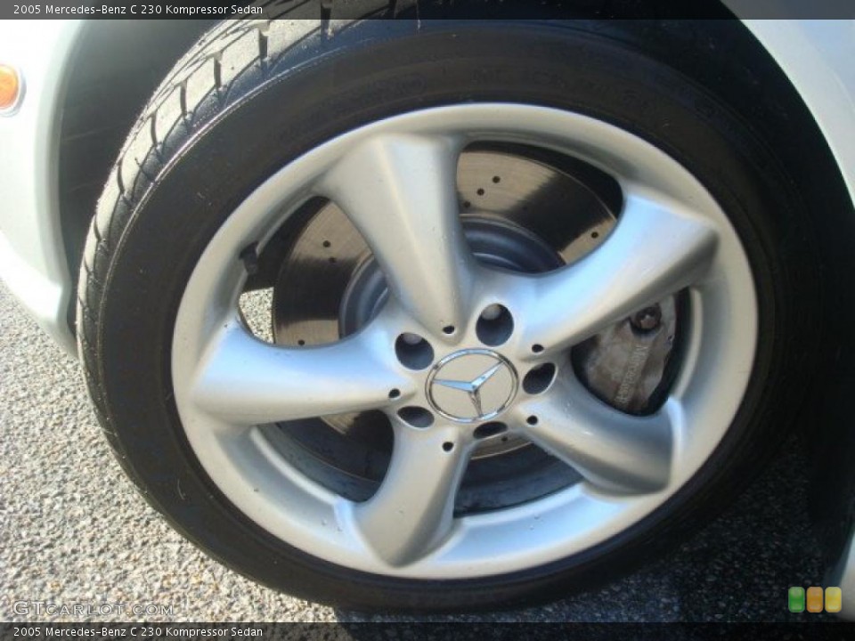 2005 Mercedes-Benz C 230 Kompressor Sedan Wheel and Tire Photo #39627226