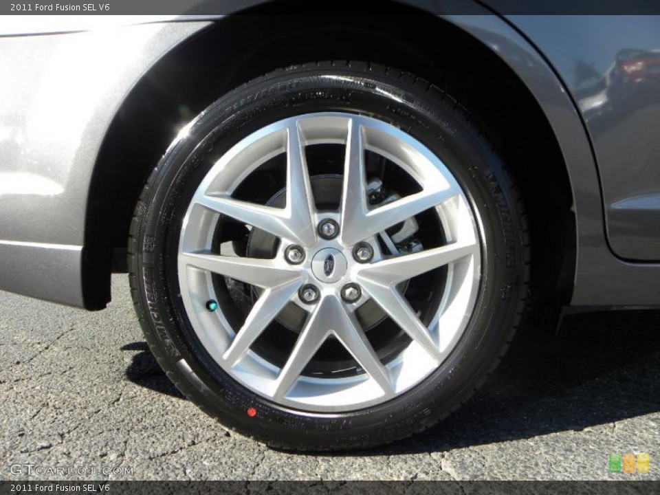 2011 Ford Fusion SEL V6 Wheel and Tire Photo #39629498