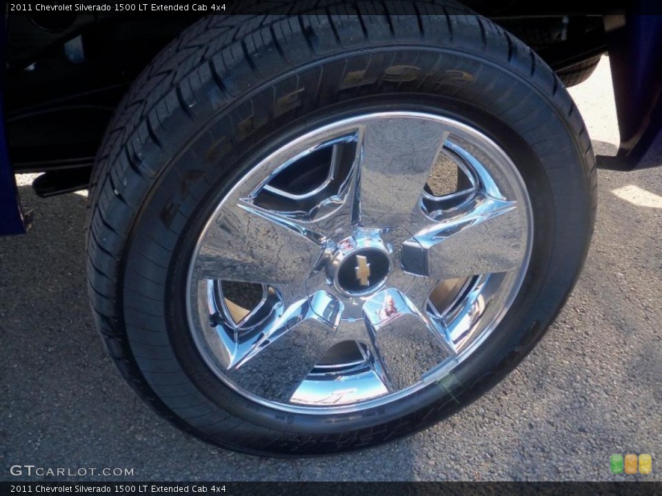 2011 Chevrolet Silverado 1500 LT Extended Cab 4x4 Wheel and Tire Photo #39632718