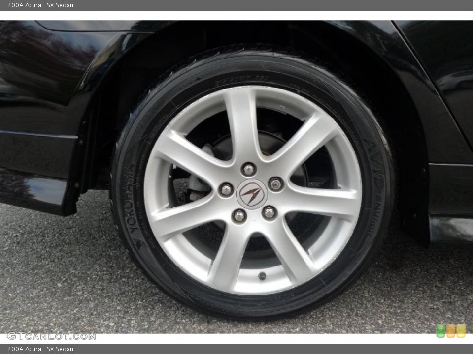 2004 Acura TSX Sedan Wheel and Tire Photo #39637122