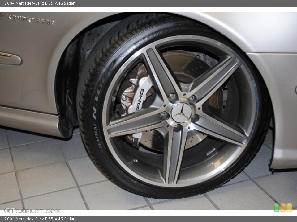 2004 Mercedes-Benz E 55 AMG Sedan Wheel and Tire Photo #39638602