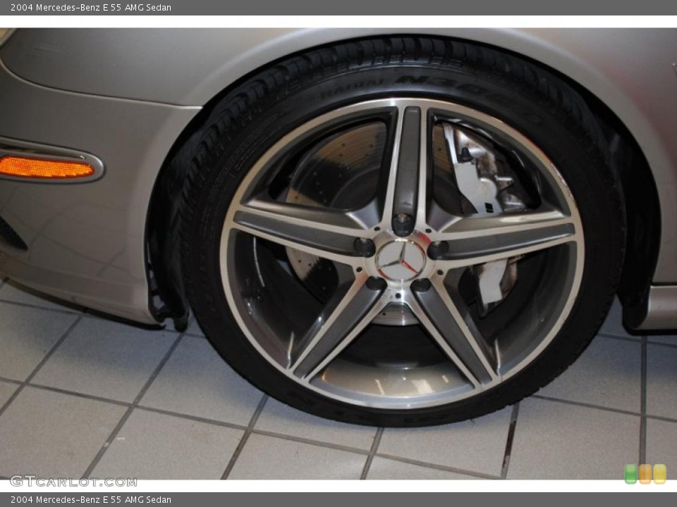2004 Mercedes-Benz E 55 AMG Sedan Wheel and Tire Photo #39638746