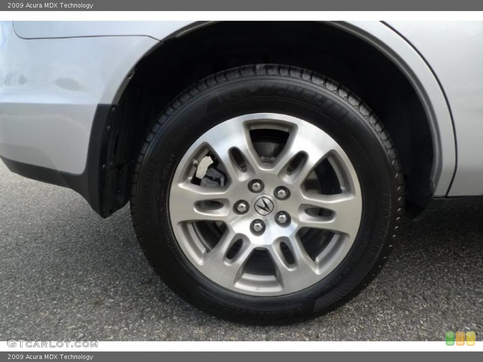 2009 Acura MDX Technology Wheel and Tire Photo #39639603