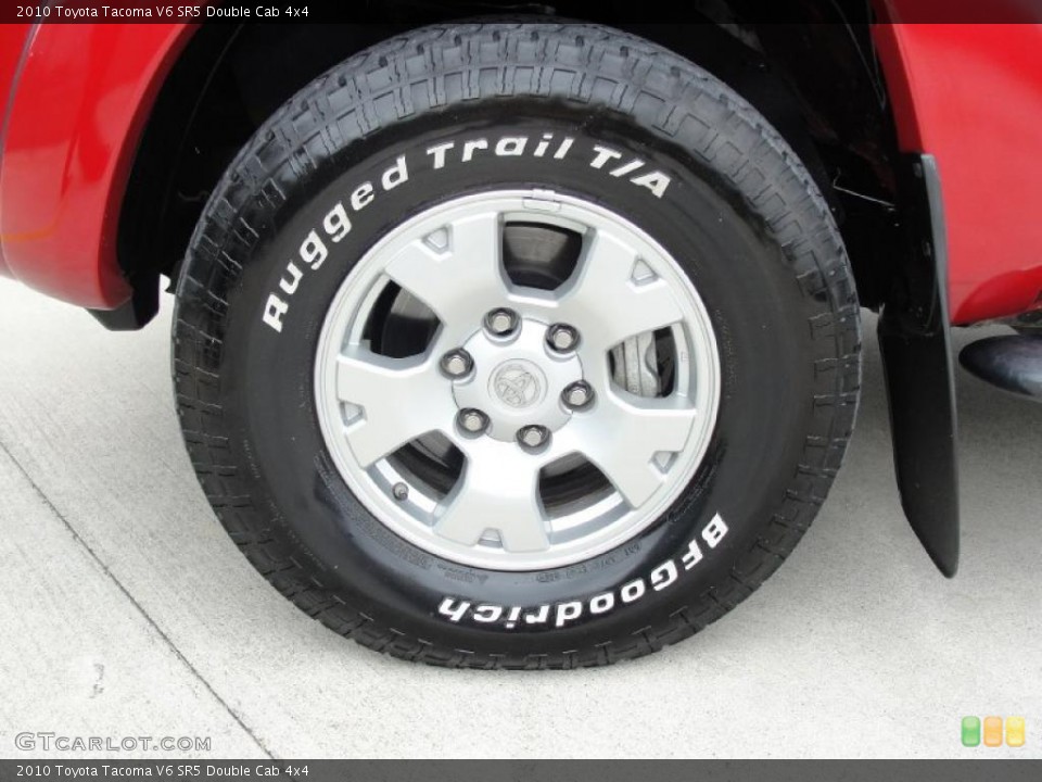 2010 Toyota Tacoma V6 SR5 Double Cab 4x4 Wheel and Tire Photo #39648664