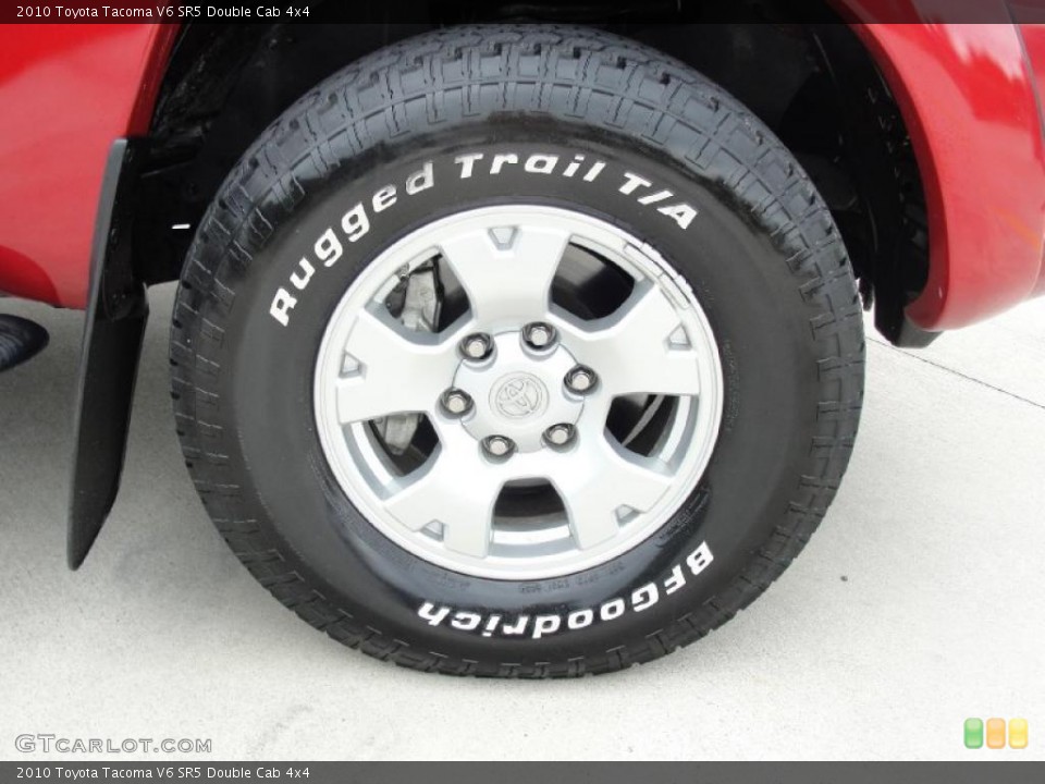 2010 Toyota Tacoma V6 SR5 Double Cab 4x4 Wheel and Tire Photo #39648728