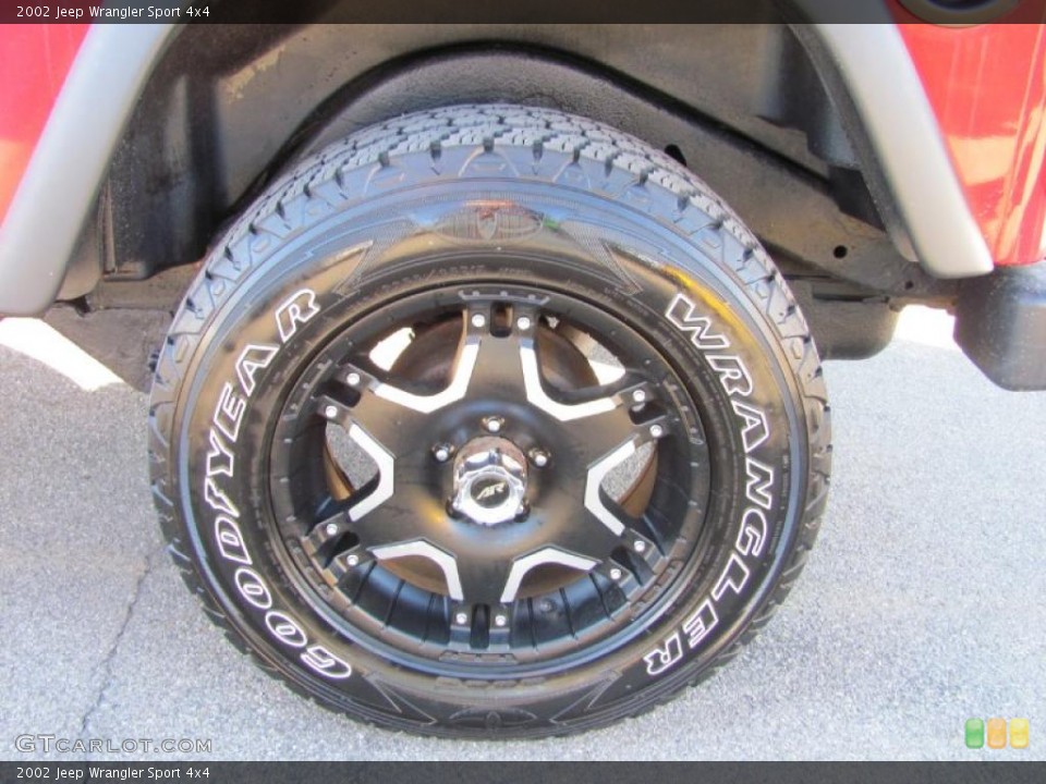 2002 Jeep Wrangler Custom Wheel and Tire Photo #39648740