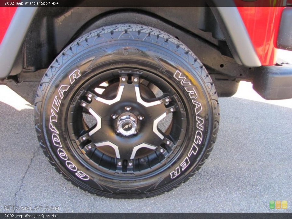 2002 Jeep Wrangler Custom Wheel and Tire Photo #39648884