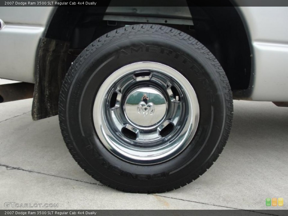 2007 Dodge Ram 3500 SLT Regular Cab 4x4 Dually Wheel and Tire Photo #39650460