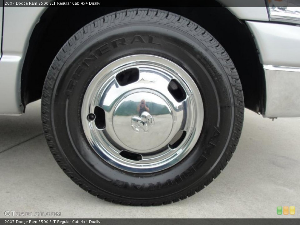 2007 Dodge Ram 3500 SLT Regular Cab 4x4 Dually Wheel and Tire Photo #39650484