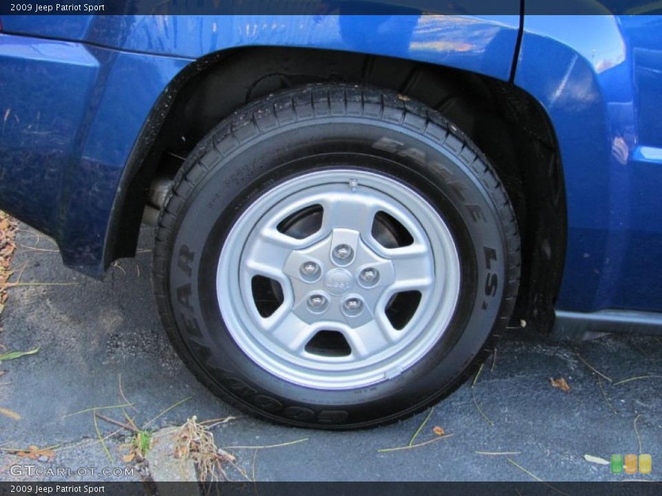 2009 Jeep Patriot Sport Wheel and Tire Photo #39656424