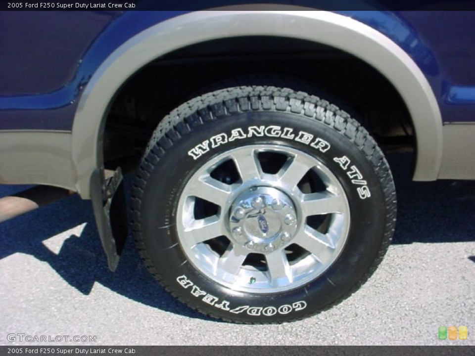 2005 Ford F250 Super Duty Lariat Crew Cab Wheel and Tire Photo #39669427