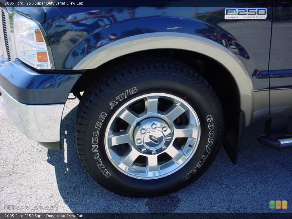 2005 Ford F250 Super Duty Lariat Crew Cab Wheel and Tire Photo #39669587
