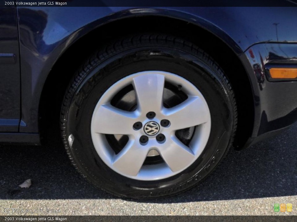 2003 Volkswagen Jetta GLS Wagon Wheel and Tire Photo #39672035