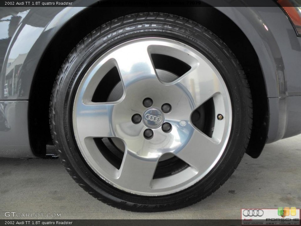 2002 Audi TT 1.8T quattro Roadster Wheel and Tire Photo #39672871