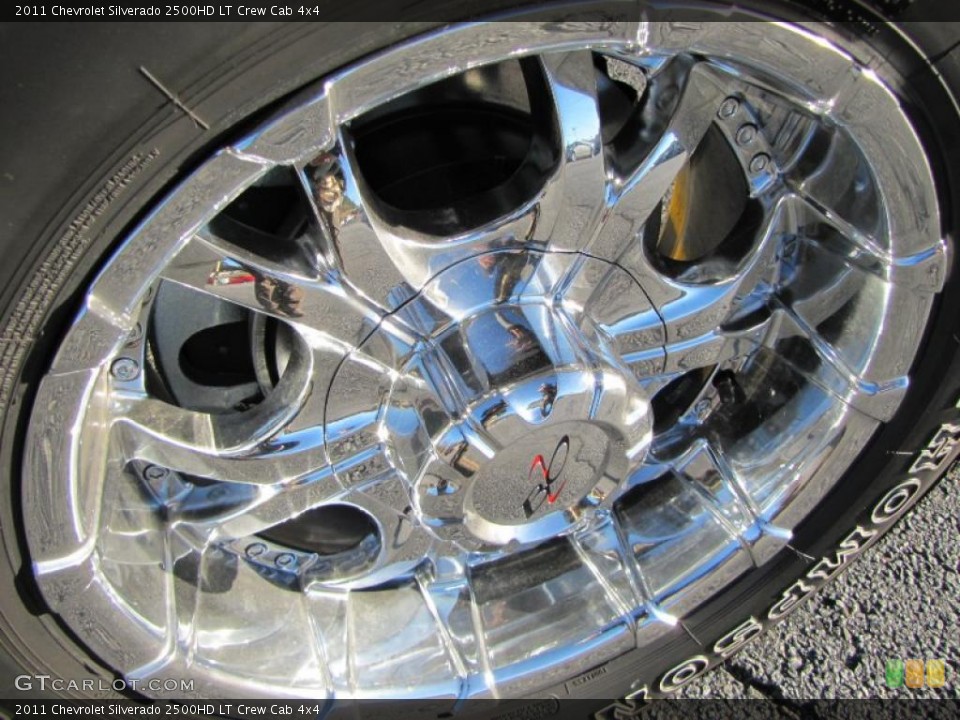 2011 Chevrolet Silverado 2500HD Custom Wheel and Tire Photo #39673703