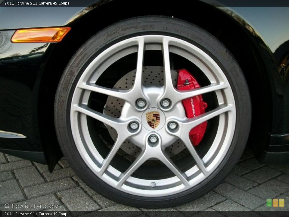 2011 Porsche 911 Carrera 4S Coupe Wheel and Tire Photo #39677195