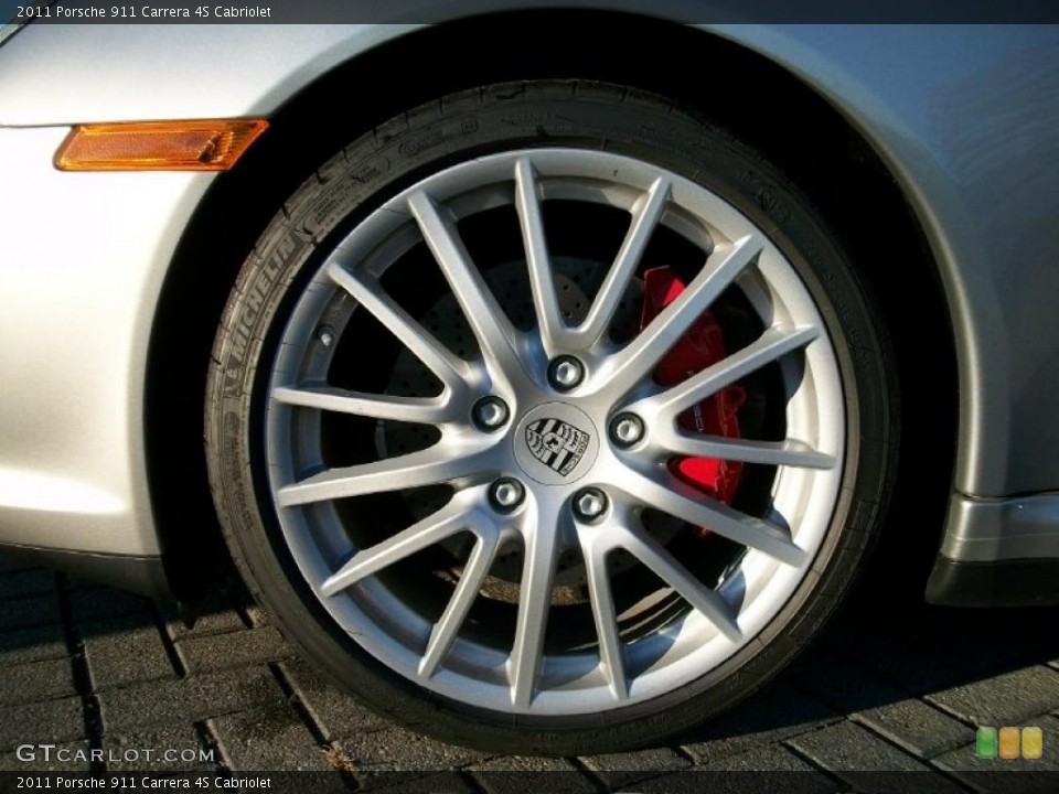 2011 Porsche 911 Carrera 4S Cabriolet Wheel and Tire Photo #39678767