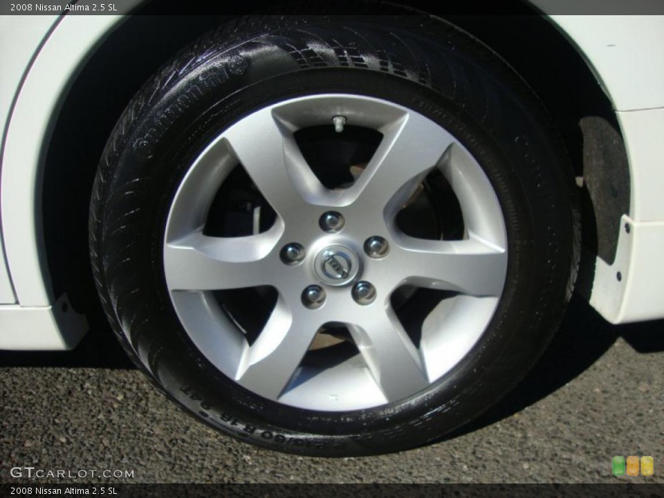 2008 Nissan Altima 2.5 SL Wheel and Tire Photo #39681691