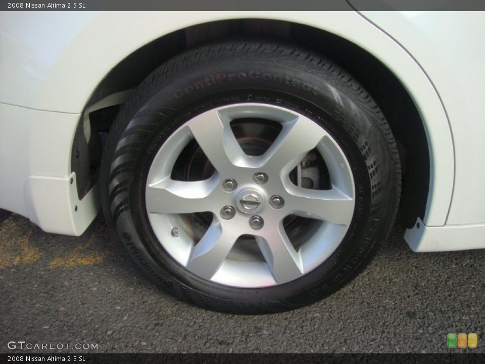 2008 Nissan Altima 2.5 SL Wheel and Tire Photo #39681707