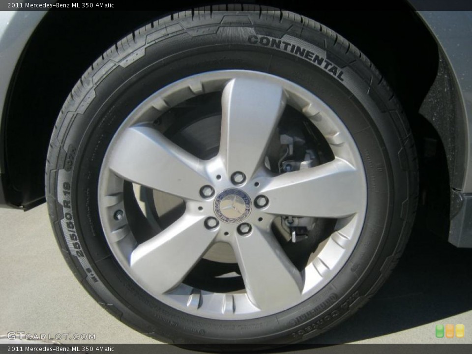 2011 Mercedes-Benz ML 350 4Matic Wheel and Tire Photo #39685615