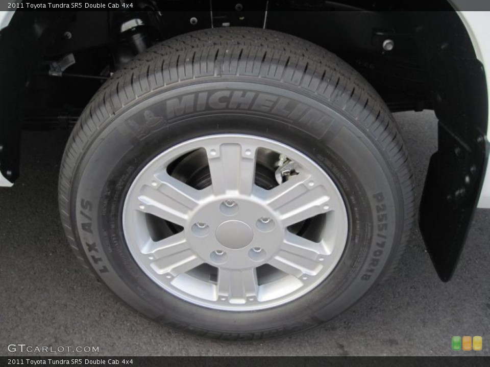 2011 Toyota Tundra SR5 Double Cab 4x4 Wheel and Tire Photo #39689039