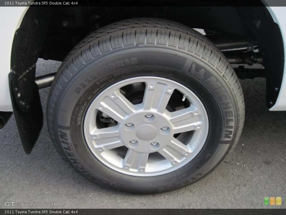 2011 Toyota Tundra SR5 Double Cab 4x4 Wheel and Tire Photo #39689055