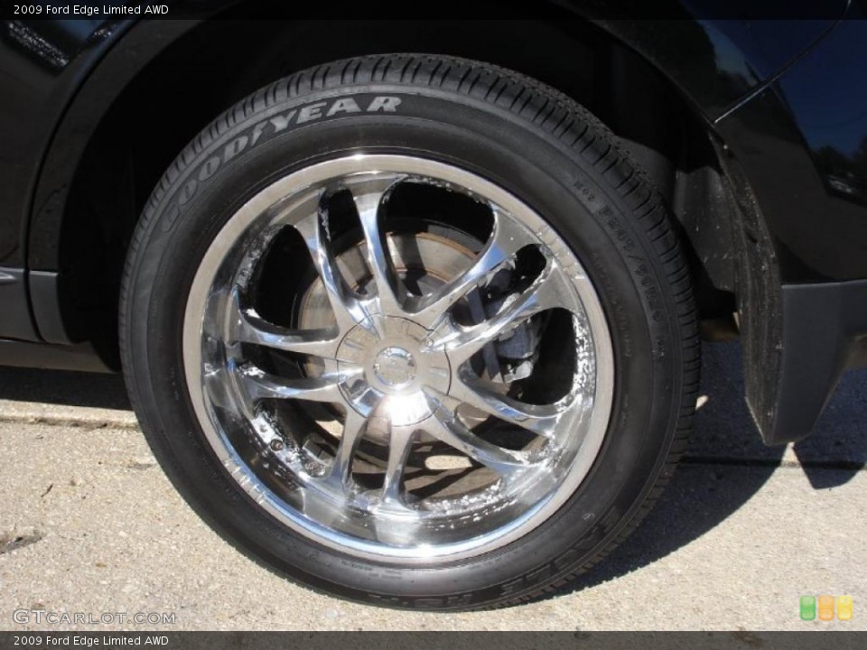 2009 Ford Edge Custom Wheel and Tire Photo #39693519