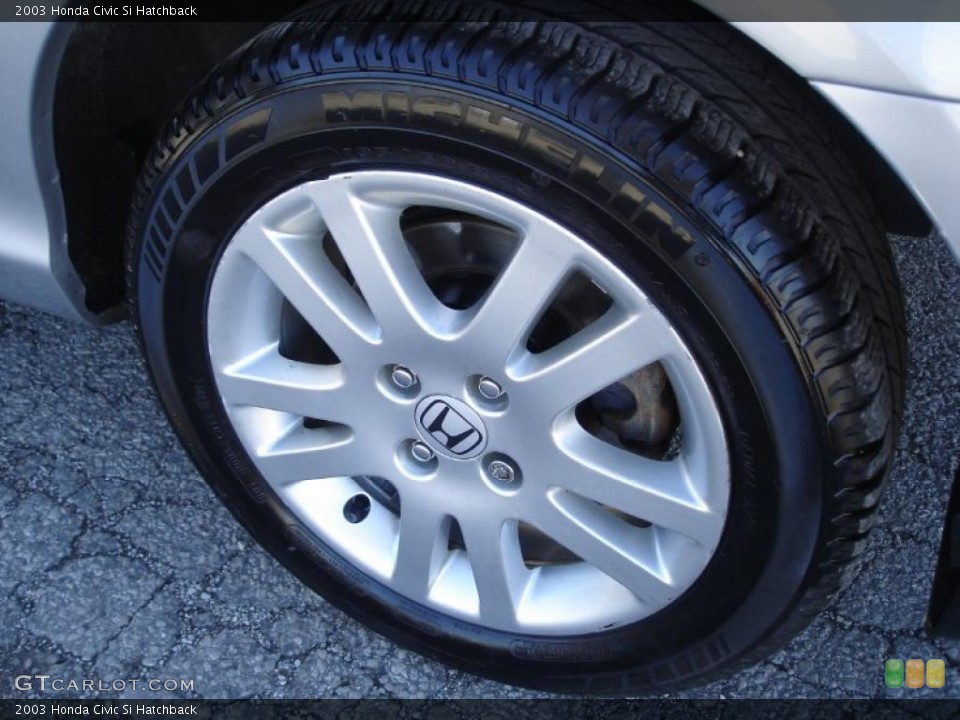 2003 Honda Civic Si Hatchback Wheel and Tire Photo #39694531