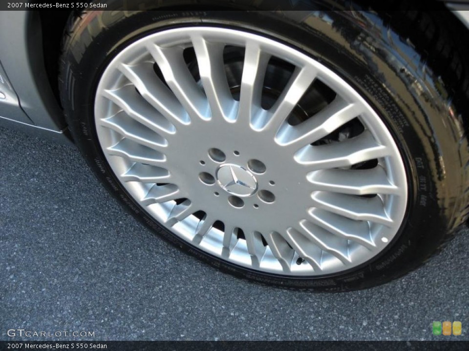 2007 Mercedes-Benz S 550 Sedan Wheel and Tire Photo #39697699
