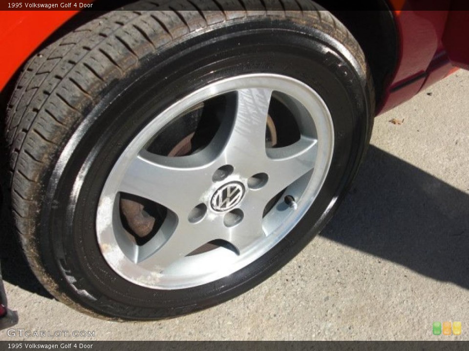1995 Volkswagen Golf 4 Door Wheel and Tire Photo #39700603