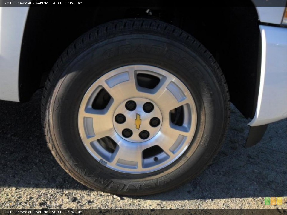 2011 Chevrolet Silverado 1500 LT Crew Cab Wheel and Tire Photo #39700845