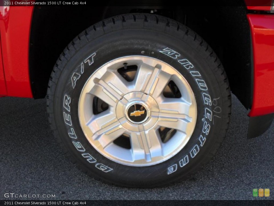 2011 Chevrolet Silverado 1500 LT Crew Cab 4x4 Wheel and Tire Photo #39702151