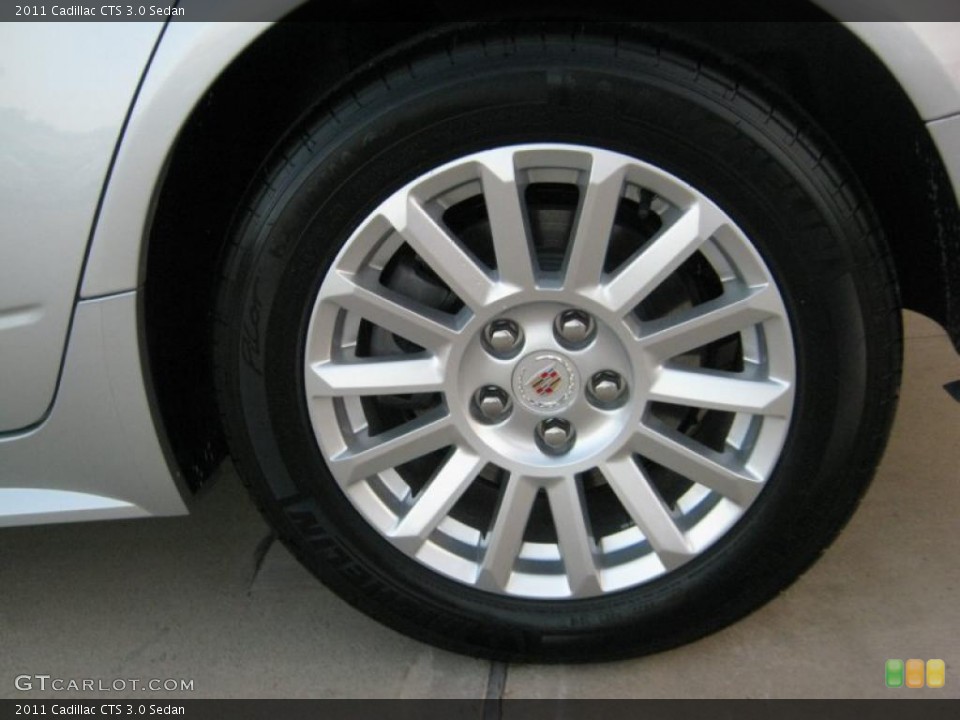 2011 Cadillac CTS 3.0 Sedan Wheel and Tire Photo #39702271