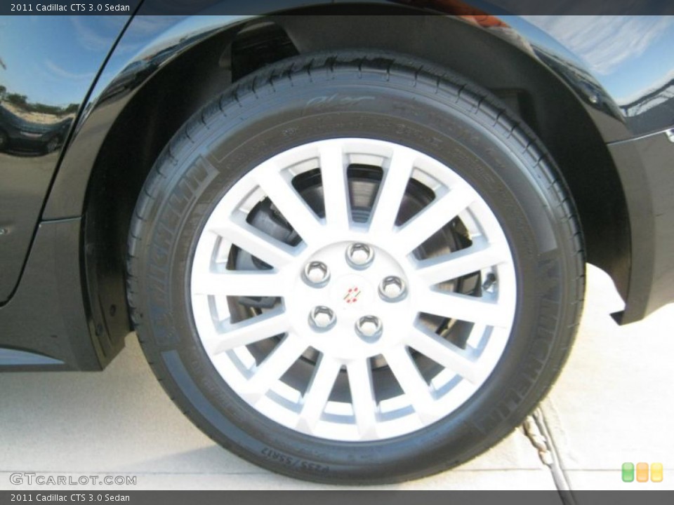 2011 Cadillac CTS 3.0 Sedan Wheel and Tire Photo #39702715