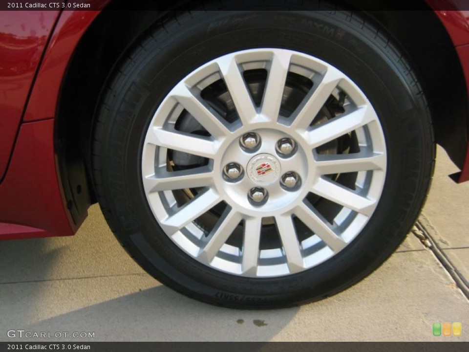 2011 Cadillac CTS 3.0 Sedan Wheel and Tire Photo #39703591