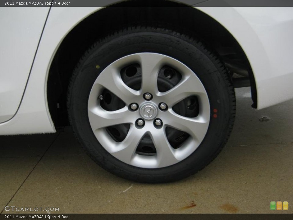 2011 Mazda MAZDA3 i Sport 4 Door Wheel and Tire Photo #39704435