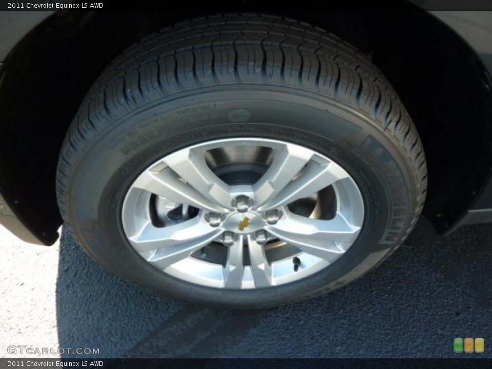 2011 Chevrolet Equinox LS AWD Wheel and Tire Photo #39705595