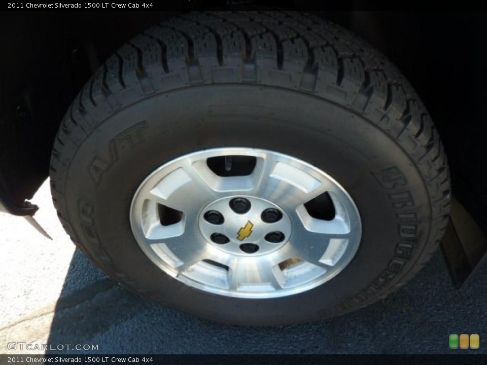 2011 Chevrolet Silverado 1500 LT Crew Cab 4x4 Wheel and Tire Photo #39706827